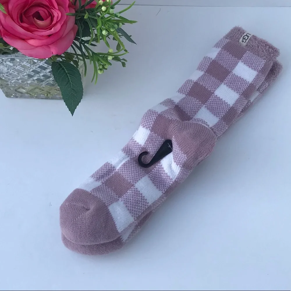 UGG Vanna Check Fleece Lined Sock - Picture 3 of 8